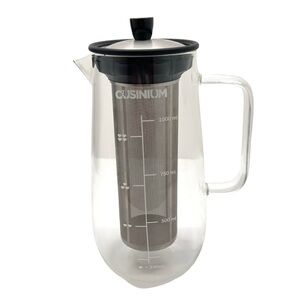 Cusinium Cold Brew Drip Fruit Infuser or Iced Coffee Maker 1000ml Glass Carafe